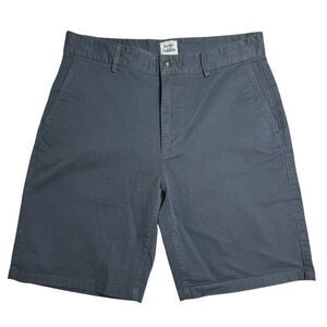 Huckberry Flint And Tinder Mens 365 Chino Shorts Size 32 Gray Grey Preppy Casual